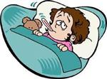 Sick in bed 